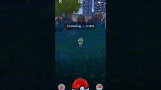 Pokémon Go catch scatterbug pokemongo gottacatchemall pikachu catchpokemon pokemoncaught [upl. by Darda]