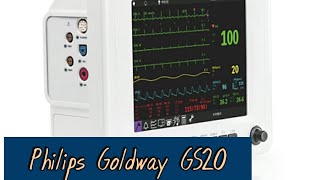 Philips Goldway GS20  Multiparamonitor  Features specification and operation of Patient monitor [upl. by Eradis582]