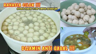 MANTAP‼️RESEP CILOK KUAH PEDAS  RAHASIA CILOKNYA TETAP KENYAL DAN EMPUK WALAU SUDAH DINGIN [upl. by Lebasile]