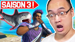 CE REQUIN MA MANGÉ DANS LA NOUVELLE SAISON 3 SUR FORTNITE [upl. by Atiuqihs]