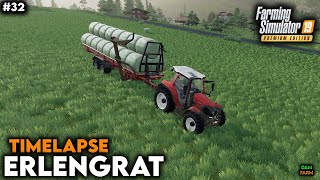 Silage bale sales canola harvesting amp canola sales by train  FS19 Timelapse Erlengrat  32 [upl. by Aimekahs]