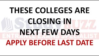 MBA Colleges forms closing in next 23 days  Imp dates Exam Accepted [upl. by Lidia703]