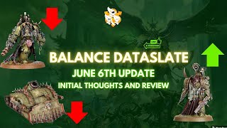 Death Guard  June Balance Dataslate Thoughts and Review  The Disgustingly Resilient Podcast [upl. by Haila]