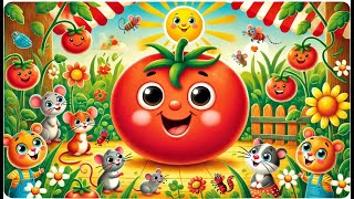 आहा टमाटर  Aaha Tamatar Bade Mazedar  Nursery Rhymes Kids Song in Hindi Rhymes mychildrenworld [upl. by Meece]