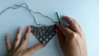 Spring Shawl Crochet Tutorial How to video [upl. by Siramaj]