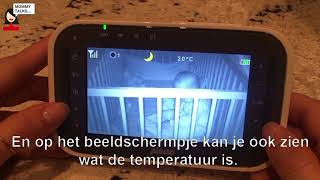 Alecto DVM200 Babyfoon met camera review door Merel [upl. by Jerrold]