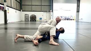 Hip Smash Pass For Jiu Jitsu White Belts [upl. by Nahtad983]