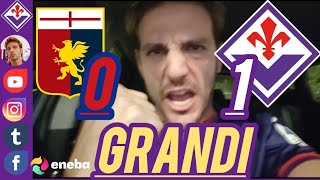 ❗ FIORENTINA GRANDE E MATURA  Genoa Fiorentina 01  GOSENS TIMBRA E DE GEA SALVA [upl. by Terag]