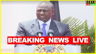 LIVE  Ruto BIG ANNOUNCEMENT from State House today [upl. by Kazim358]