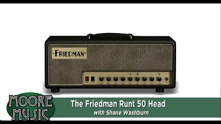 Demo of Friedman Runt 50 Watt All Tube Amp Head [upl. by Eitsyrk726]