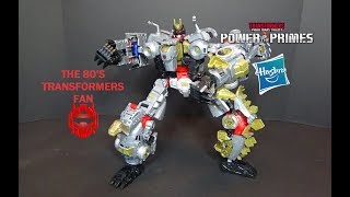 Transformers POTP VOLCANICUS Toy Review [upl. by Odraleba]