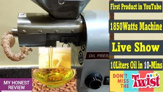 Just 5000Rs 1850 watts High End MEGA Oil Expeller Copper Motor  Honest review Apimpex [upl. by Tufts]