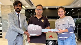 Bought New Maruti Suzuki Baleno 🧿  NEXA Showroom Noida  New Car  Family Vlog  Meghna Handoo [upl. by Navoj850]