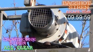 Your favourite BROADMOOR SIRENS in action  Extreme closeup views [upl. by Haerb7]