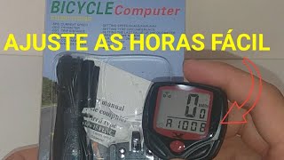 Como ajustar a hora do velocímetro BICYCLE Computer [upl. by Xaviera]