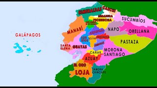 Mapa Político del Ecuador [upl. by Kippar]