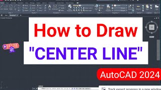 How to Draw Center Line in AutoCAD  AutoCAD Setting For Bigner  autocad autocad2024 [upl. by Ym66]