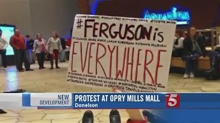 Protesters March In Opry Mills Mall [upl. by Dolphin]