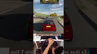 golf 7 gtd vs bmw 235i vs audi s3 gaming assettocorsa carmeet shorts roadrebelgaming [upl. by Larok]