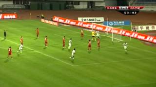 Unbelievable finish from Antar  Changchun Yatai vs Shandong Luneng [upl. by Forkey]