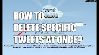 How To Delete All Tweets at Once TWEETDELETE REVIEW [upl. by Otnas752]