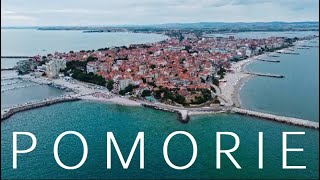 Pomorie  Поморие Bulgaria FromAbove 4K [upl. by Osner]