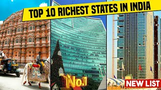 Top 10 Richest States in India  Most Developed State in India 2023  Maharashtra  Uttarpradesh [upl. by Shama299]