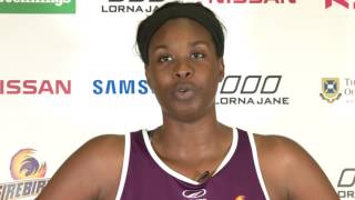 Romelda Aiken talks Magpies Layton matchup  22 Feb 2017 [upl. by Rufus572]