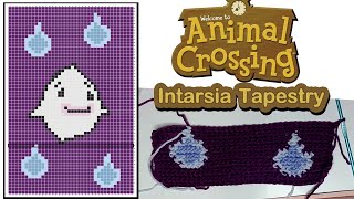 Making an Animal Crossing Intarsia Tapestry Crochet  Make Both Sides Clean Part 1 [upl. by Nnarefinnej]