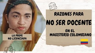 ⛔️10 razones para NO entrar como docente del magisterio⛔️  concursodocente [upl. by Pammie]