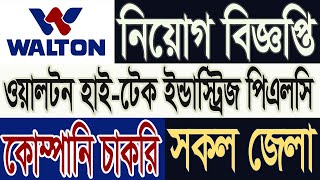 Walton HiTech Industries PLC Job Circular 2024  ওয়ালটন হাইটেক ইন্ডাস্ট্রিজ নিয়োগ বিজ্ঞপ্তি 2024 [upl. by Gautea]