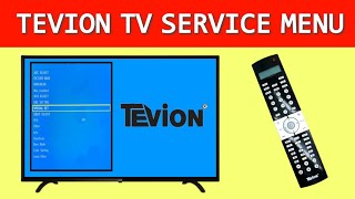 Tevion TV Service Menu Access Code  How to open service mode  factory mode on Tevion TV [upl. by Rasec]