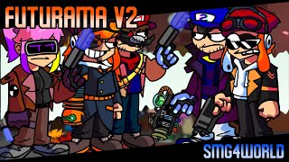 FNF  SMG4world  futurama V2 cover remaster [upl. by Fernand]