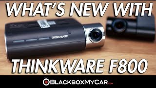 Whats New With the Thinkware F800  BlackboxMyCar [upl. by Euqram624]