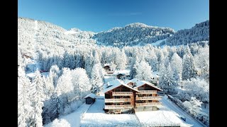 Elegant Ski Home in VillarsSurOllon Switzerland  Sothebys International Realty [upl. by Guglielma548]