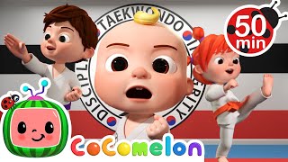 123 Taekwondo Song  Cocomelon  Kids Cartoons amp Nursery Rhymes  Moonbug Kids [upl. by Nigam440]