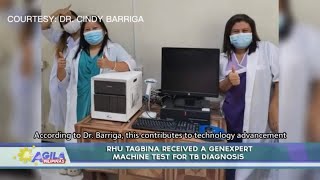 RHU Tagbina received a genexpert machine test for TB diagnosis [upl. by Enelime993]