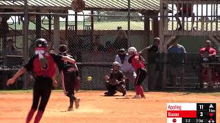 Appling County Lady Rams Softball vs Bacon County Lady Raiders Region Championship Game [upl. by Ivetts332]