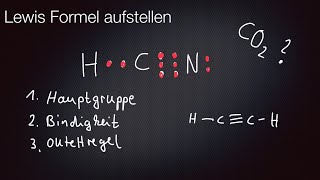 Lewis Formeln aufstellen  Strukturformeln einfach erklärt [upl. by Cairns922]