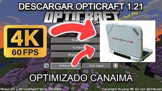 DESCARGAR OPTICRAFT 121 JAVABEDROCK PC [upl. by Eelnayr]