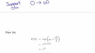 Lognormal Distribution  Worked Example [upl. by Alyse30]