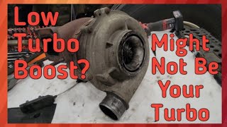 Low Turbo Boost  Common Causes Explained Watch This Before Buying A New One Shaners Mechanic Life [upl. by Ira171]