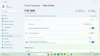 How to Change Date And Time on Windows 11 [upl. by Hnil304]