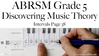 ABRSM Discovering Music Theory Grade 5 Intervals Page 38 with Sharon Bill [upl. by Gorton]