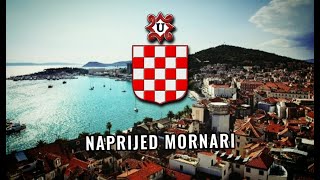 Naprijed mornari sa plavog Jadrana Himna hrvatske mornarice NDH  Tekst pjesme [upl. by Retsub]