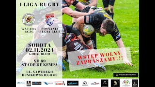 Wataha Rugby Club Zielona Góra  Posnania Rugby Club 2 listopada godz 1800 [upl. by Buckie]