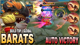 Barats Best Build 2023  Insane Damage  Build Top 1 Global Barats  MLBB [upl. by Biebel]