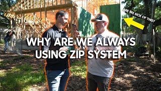 My Favorite Housewrap and why  ZIP System vs OSB  House wrap [upl. by Ahsieuqal341]