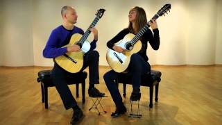 Asturias by Isaac Albeniz  classical guitar duo [upl. by Anerual]