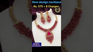 New launch necklace collections subscribe please order to 9361614559 trending fashion [upl. by Anovad]